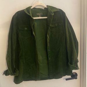 Eddie Bauer green cotton jacket